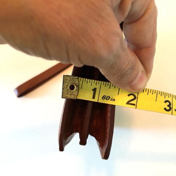 Wilson’s Vintage Buck Brown Leather Clutch Handbag Organizer Unisex Hidden Strap - Picture 7 of 17